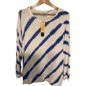 NWT Patchington blue tide dye sweatshirt‎ size XL